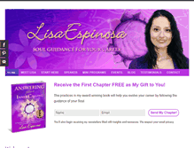 Tablet Screenshot of lisaespinosa.net